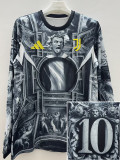 2025/26 JUV Special Edition Gray Fans Long Sleeve Soccer jersey