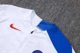 2025/26 PSG White Kids Half Pull Tracksuit