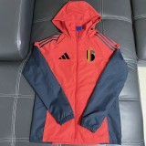 2026 Belgium Red Windbreaker