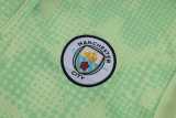 2025/26 Man City Aqua Kids Half Pull Tracksuit