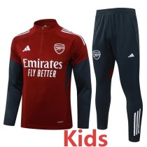 2025/26 ASN Crimson Kids Half Pull Tracksuit