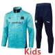 2025/26 Marseille Aqua Kids Half Pull Tracksuit