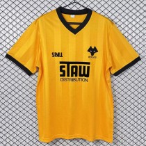 1986/87 Wolves Home Yellow Retro Soccer jersey