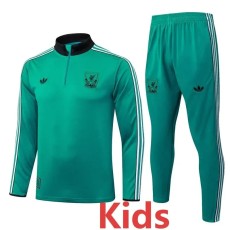2025/26 LIV Green Kids Half Pull Tracksuit
