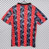1993/94 OGC Nice Home Red Retro Soccer jersey