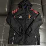 2026 Belgium Black Windbreaker