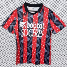 1993/94 OGC Nice Home Red Retro Soccer jersey