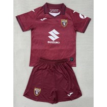 2025/26 Torino Home Crimson Fans Kids Soccer jersey