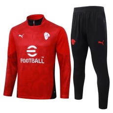 2025/26 ACM Red Half Pull Tracksuit