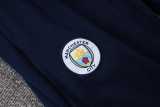 2025/26 Man City Aqua Kids Half Pull Tracksuit