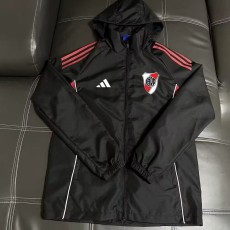 26/27 River Plate Black Windbreaker