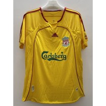 2006/07 LIV Away Yellow Retro Soccer jersey