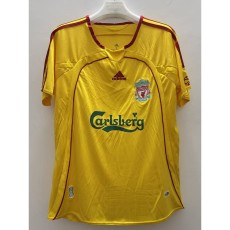 2006/07 LIV Away Yellow Retro Soccer jersey