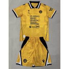2025/26 Udinese Calcio 3RD Yellow Fans Kids Soccer jersey