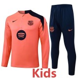 2025/26 BAR Orange Kids Half Pull Tracksuit