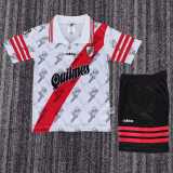 1996/97 River Plate Home White Retro Kids Soccer jersey