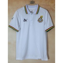 2025 Ghana White Polo Jersey