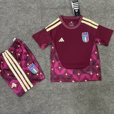 2026 Italy GKE Red Fans Kids Soccer jersey