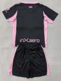 2025/26 US Citta di Palermo Away Black Fans Kids Soccer jersey