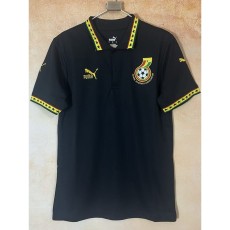 2025 Ghana Black Polo Jersey