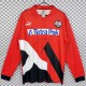 1993/95 Frankfurt Home Red Retro Long Sleeve Soccer jersey