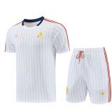 26/27 Roma White Training Shorts Suit