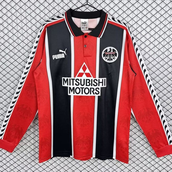 1996/97 Frankfurt Home Retro Long Sleeve Soccer jersey