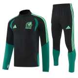 2026 Mexico Black Half Pull Tracksuit