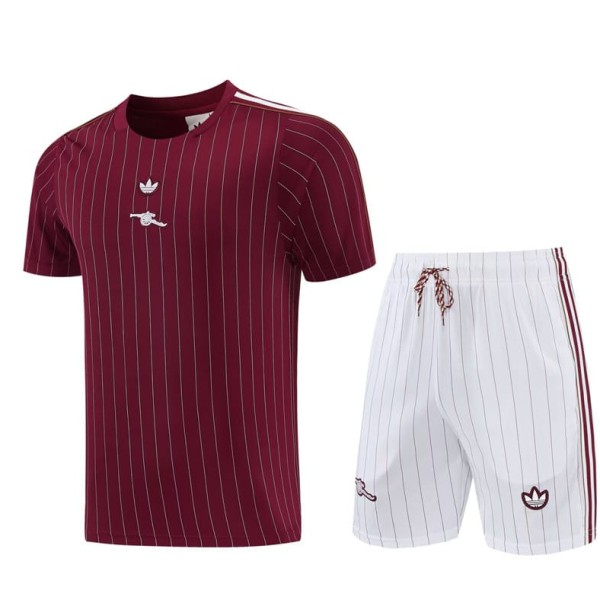 26/27 ASN Jujube red Training Shorts Suit