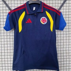 2026 Colombia Royal blue Polo Jersey