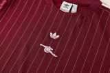 26/27 ASN Jujube red Training Shorts Suit