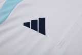 2026 Argentina White Half Pull Tracksuit