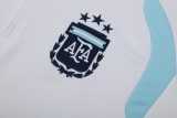 2026 Argentina White Half Pull Tracksuit