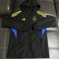 2026 Spain Black Windbreaker