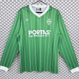 1987/88 SV Werder Bremen Home Retro Long Sleeve Soccer jersey