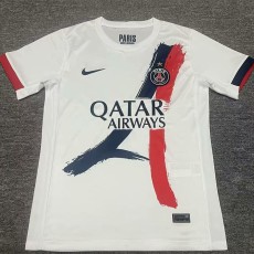 2024/25 PSG Away(with star) White Fans Soccer jersey