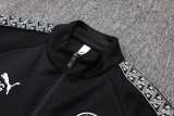 2025/26 Man City Black Kids Tracksuit