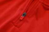 2026 Germany Red Kids Half Pull Tracksuit