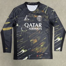 2025/26 PSG Jordan Night Edition Fans Long Sleeve Soccer jersey