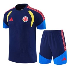 2026 Colombia Royal blue Training Shorts Suit