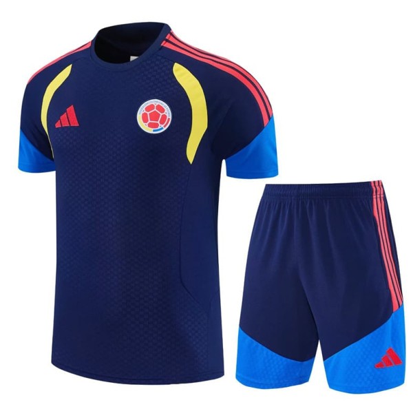 2026 Colombia Royal blue Training Shorts Suit