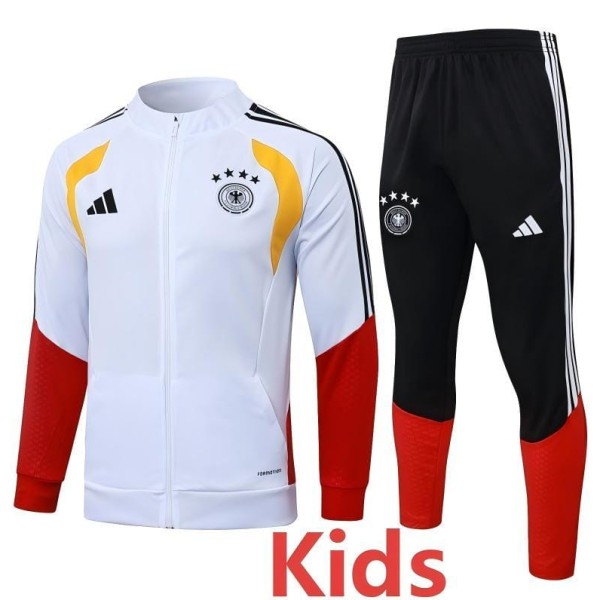 2026 Germany White Kids Tracksuit