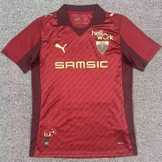 2025/26 Stade Rennais 125th Anniversary red Fans Soccer jersey