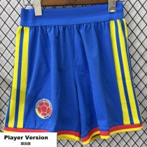 [PLAYER] 2026 Colombia Special Edition Blue Player Soccer Shorts