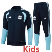 2026 Argentina Royal blue Kids Tracksuit