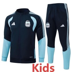 2026 Argentina Royal blue Kids Tracksuit