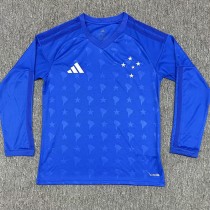 26/27 Cruzeiro Home Fans Long Sleeve Soccer jersey