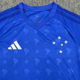 26/27 Cruzeiro Home Fans Long Sleeve Soccer jersey