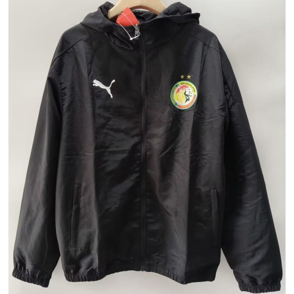 2026 Senegal Black Windbreaker