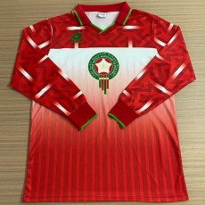 1994 Morocco Home Retro Long Sleeve Soccer jersey